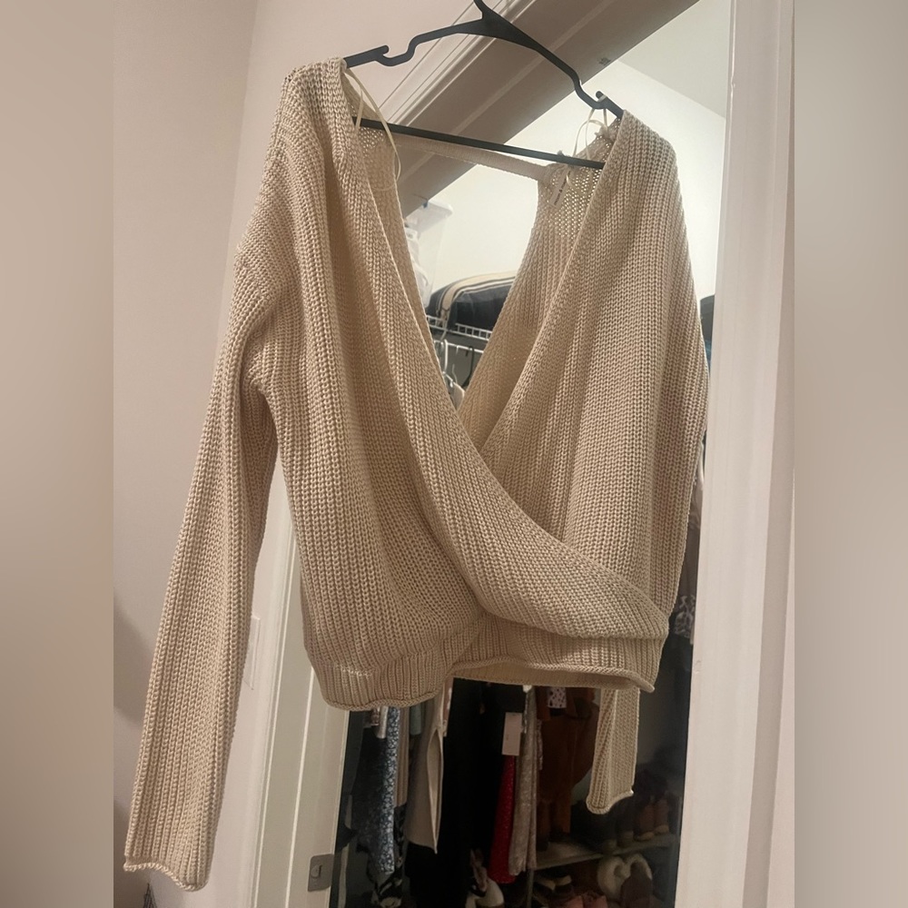 Cream Moon & Madison Sweater